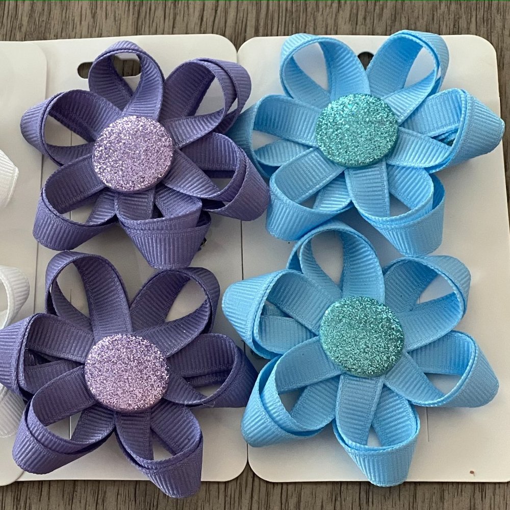 Spring  Hair Bows - Picture 2 of 3